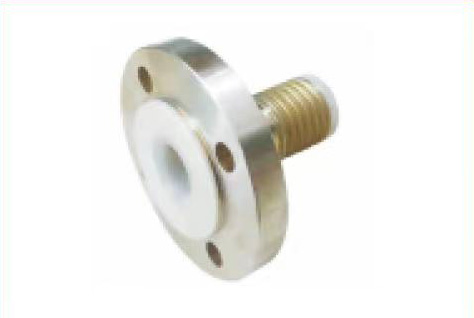 Fluorine lined composite pipe flange